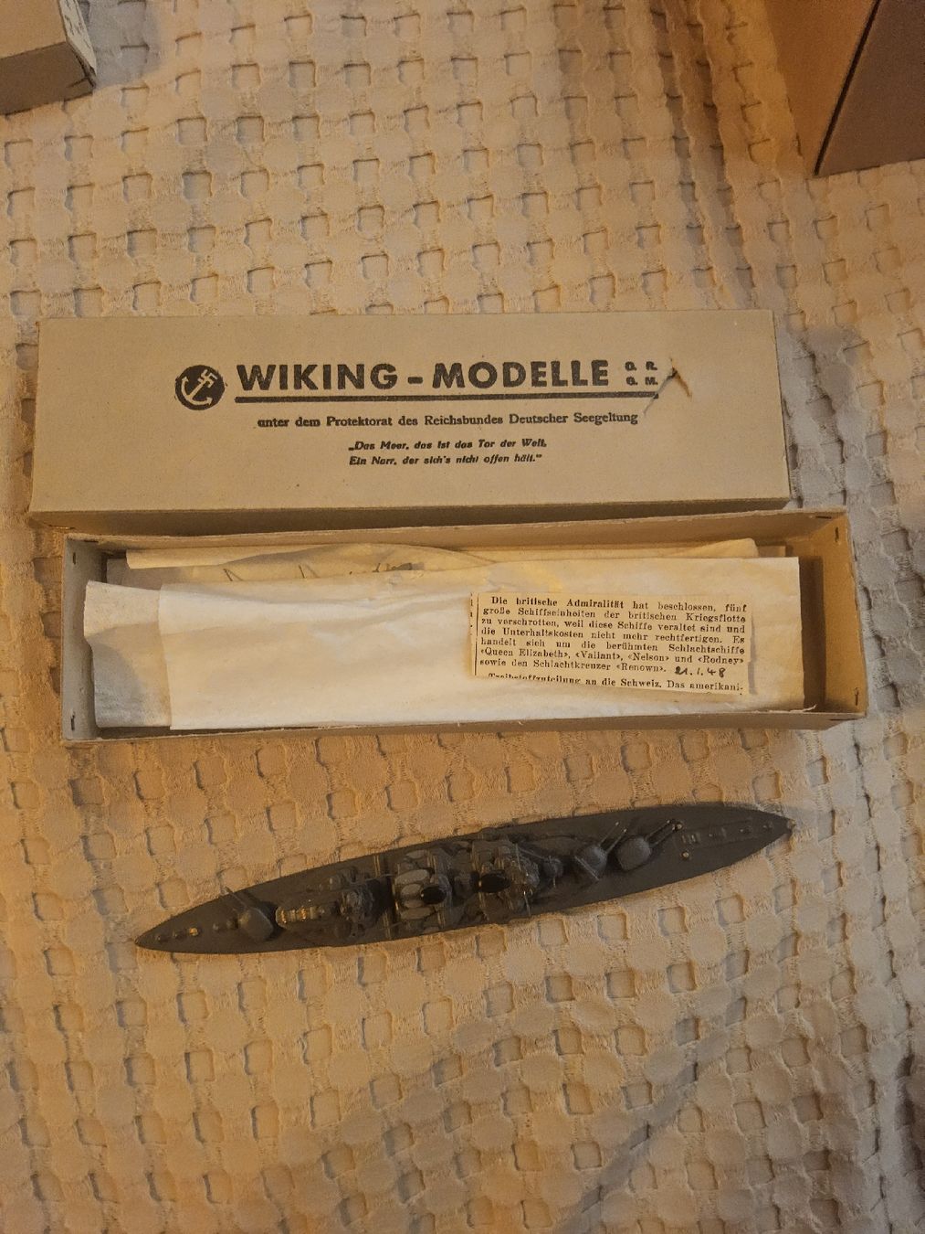 Wiking Kits de montage: Wiking Schiffsmodelle 2 Stk. Kriegsschiffe  – D'occasion à Bülach par Max_W. 6