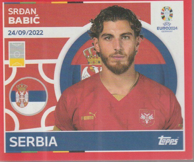 Topps Euro 2024, Srb, SP, Dusan Vlahovic (Neuf (Voir description)) à