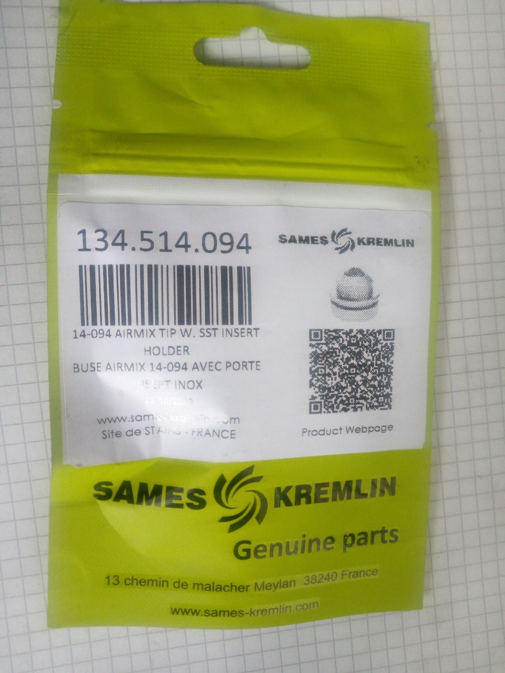 Tutti gli attrezzi: Sames Kremlin Airmix Tip  14-094 NEU – Nuovo e nell'imballaggio originale da Bowil venduto da Dinia180 1