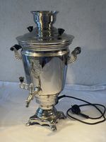 Elektrischer Samowar UdSSR Vintage Molnija Perm funktionstüc