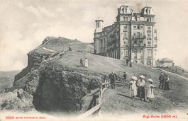 Rigi Kulm SZ Panorama Hotel belebt