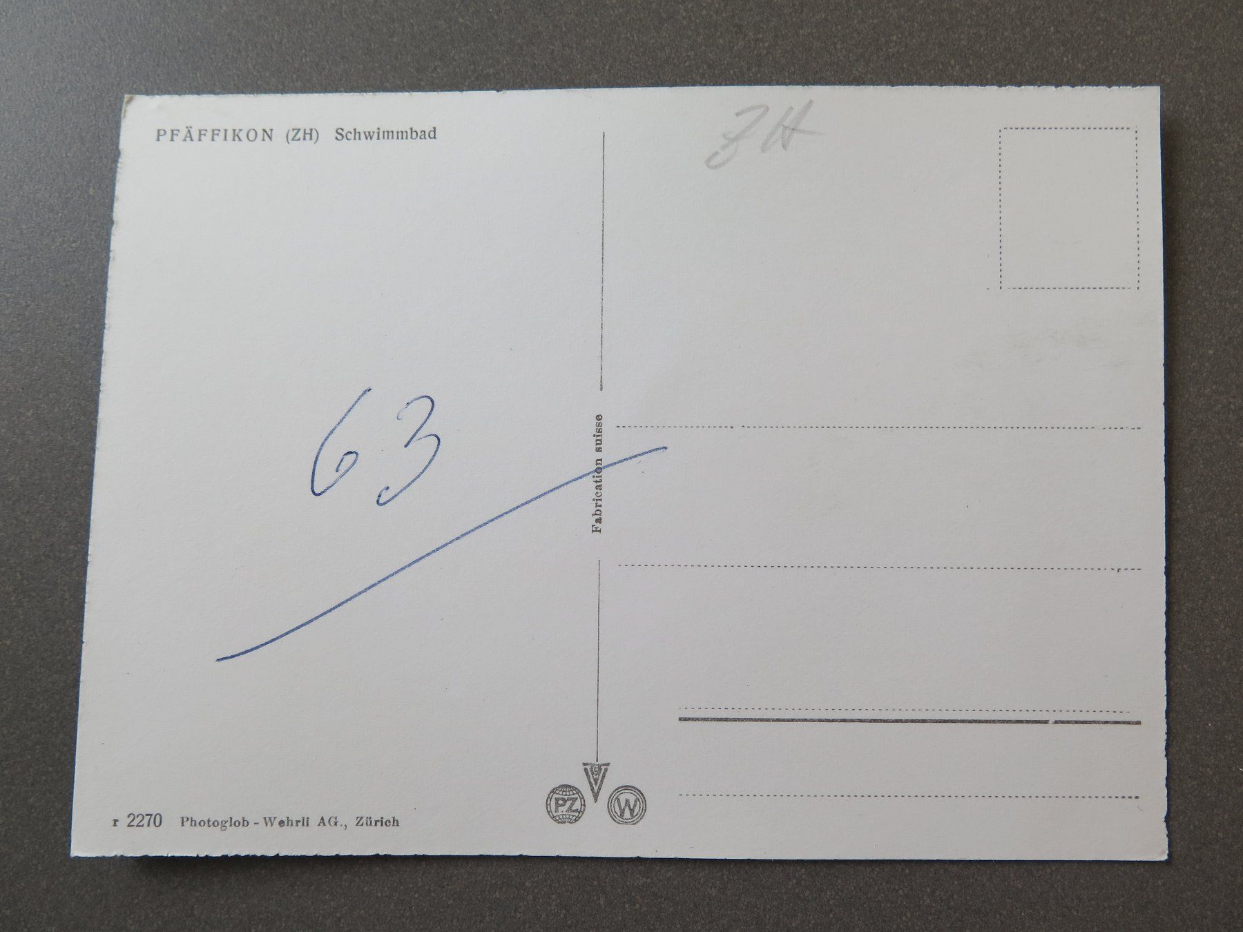 Cartoline postali: PFÄFFIKON ZH - SCHWIMMBAD – Usato da Wittenbach venduto da lipasal 1