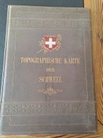 Topographische Karte der Schweiz ORIGINAL TOPZUSTAND