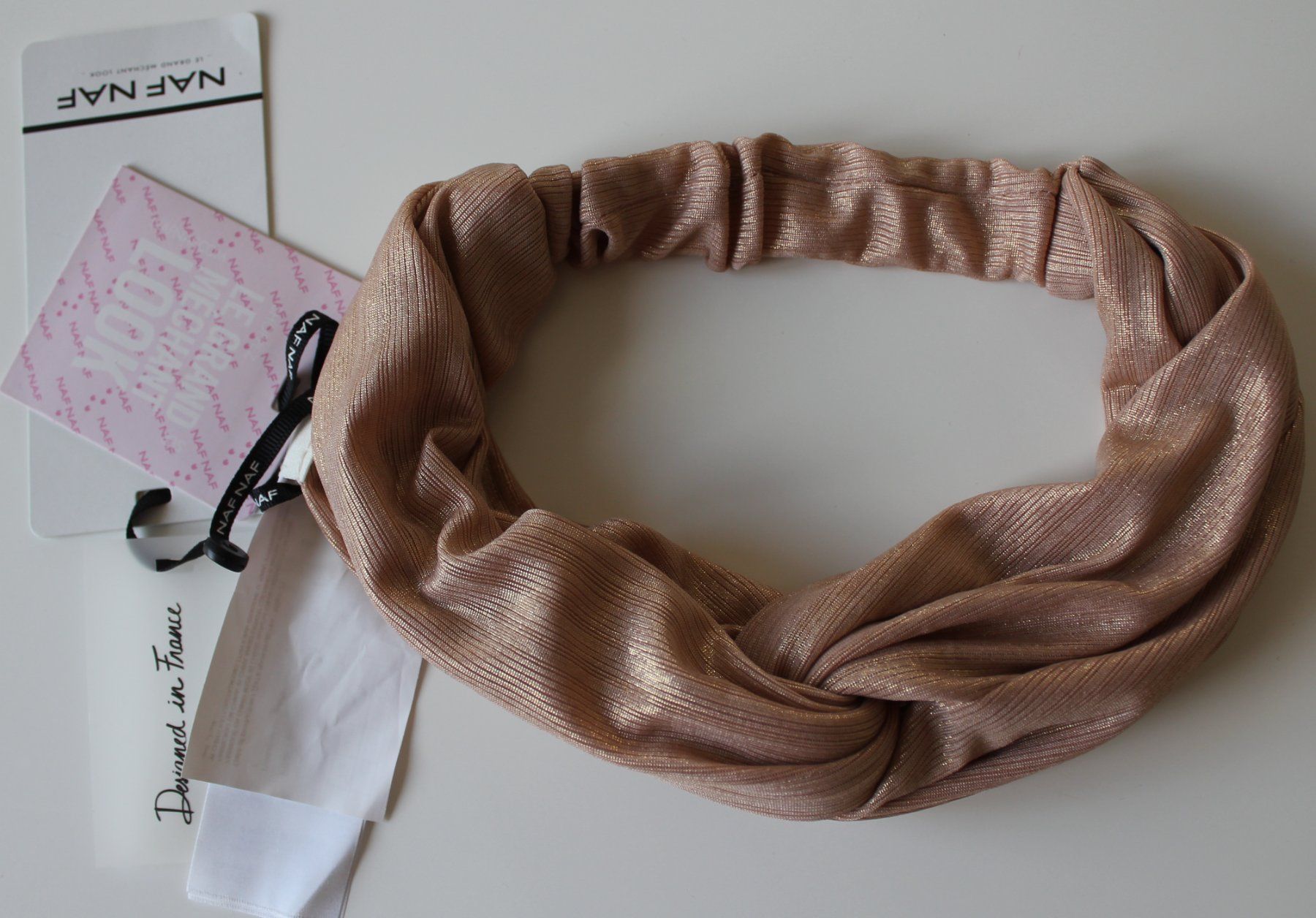 Accessori per capelli: Bandeau NAF NAF doré  taille unique     NEU! – Nuovo (secondo la descrizione) da Peseux venduto da Gilloss 1
