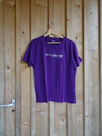 Lila T'shirt aus Baumwolle von Adagio Gr. 44 - 425129