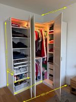 IKEA Eck-Kleiderschrank Pax weiss