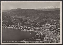 Lugano  dal  Monte  Brè   Vista verso Monte Rosa