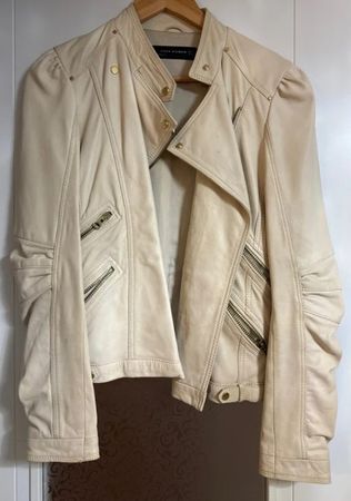 Lederjacke von Zara Gr. 36