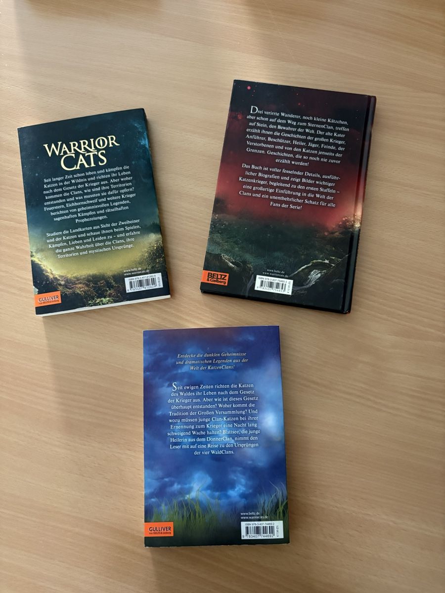Libri: Warrior Cats Die Welt der Clans 3 Buecher  – Usato da Gamsen venduto da Jessi_Booh 1