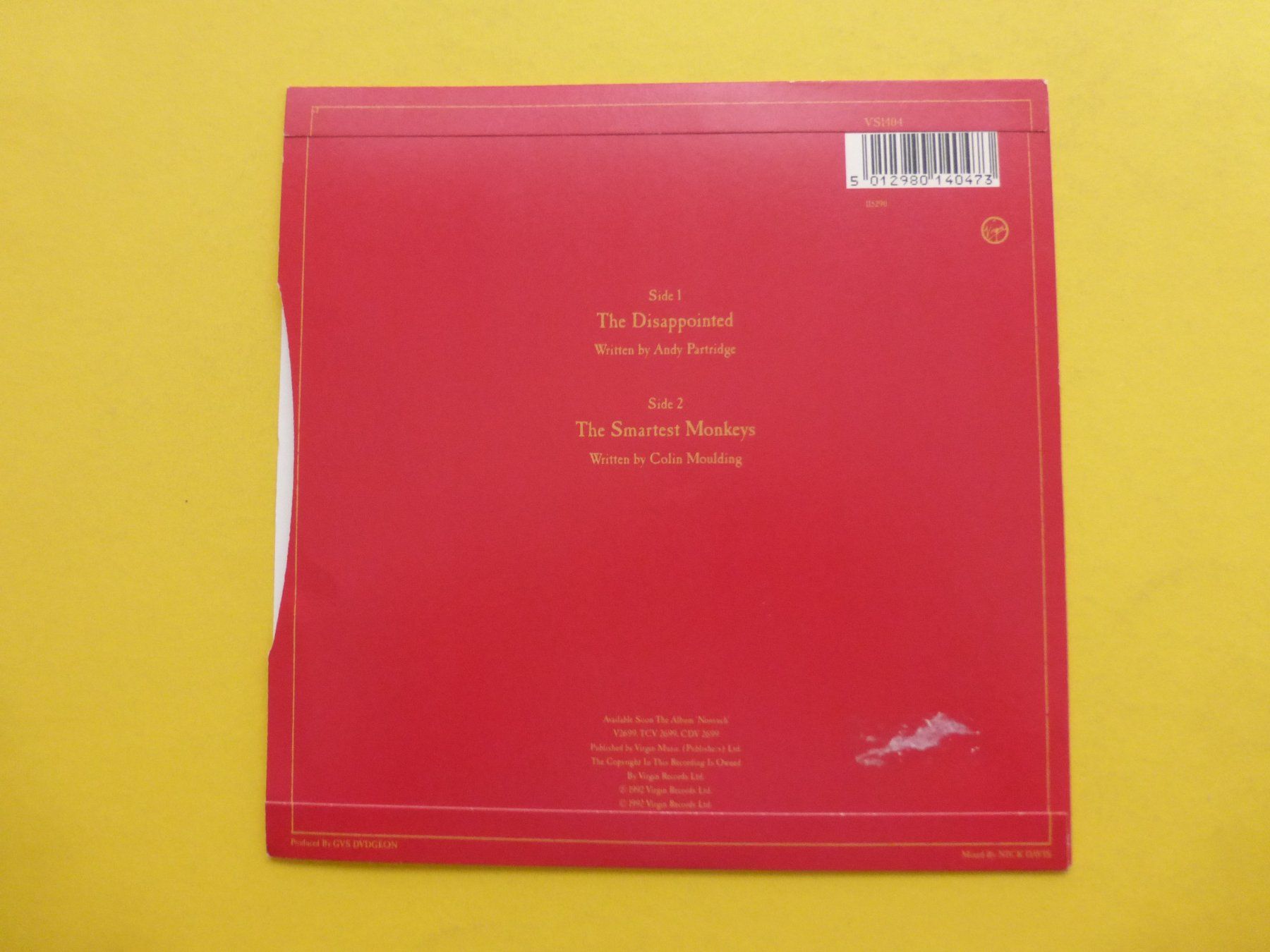 Dischi in vinile: XTC – The Disappointed – Usato da Zürich venduto da Swiss57 1