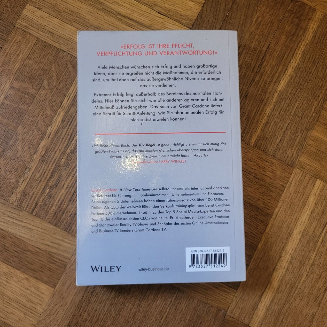 Libri: Grant Cardone - Die 10x-Regel – Usato da Schlosswil venduto da ael_mrk8 2