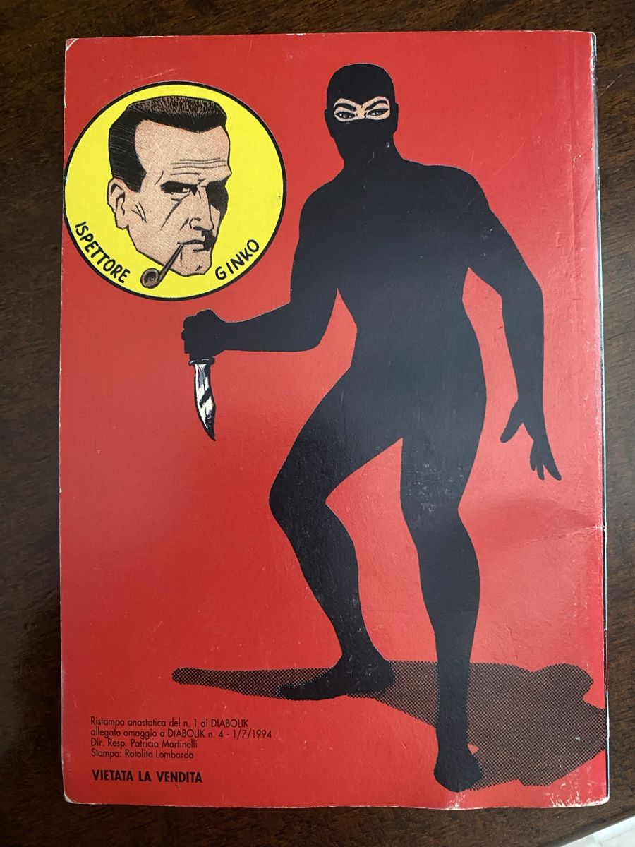Comics: BD DIABOLIK N. 1 – Gebraucht aus Genève von Mar0007 1