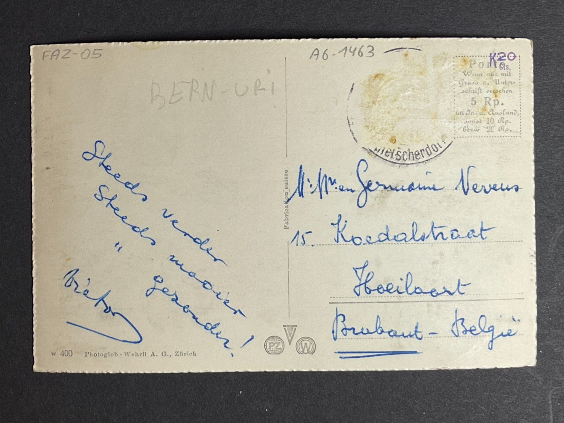 Cartoline postali: Steinalp an der Sustenstrasse – Usato da Steg VS venduto da _vinci_ 1