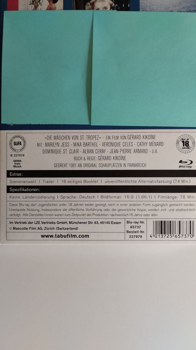 Alle DVDs: DIE MÄDCHEN VON ST. TROPEZ BLU-RAY REMASTERED DIGIPACK-/RAR – Gebraucht aus Basel von Bal-Sagoth 1