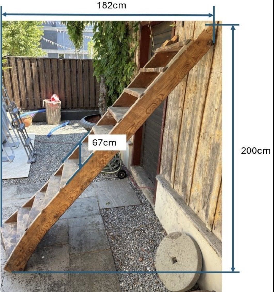 Scale: Rustikale Holztreppe – Usato da Ebikon venduto da Lukim86 2