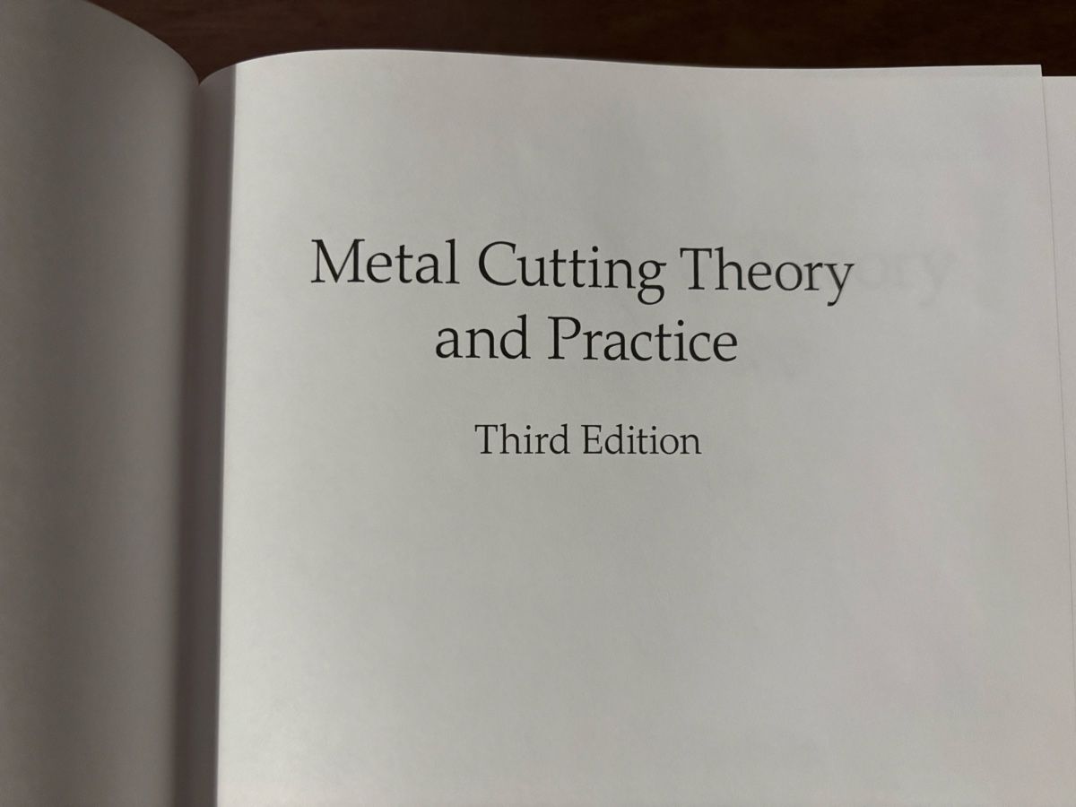 Libri: Metal Cutting Theory and Practice – Usato da Zürich venduto da WWehrle 1