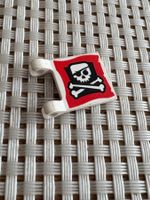 Lego Piraten kleine Flagge Fahne Fort Wimpel Flag