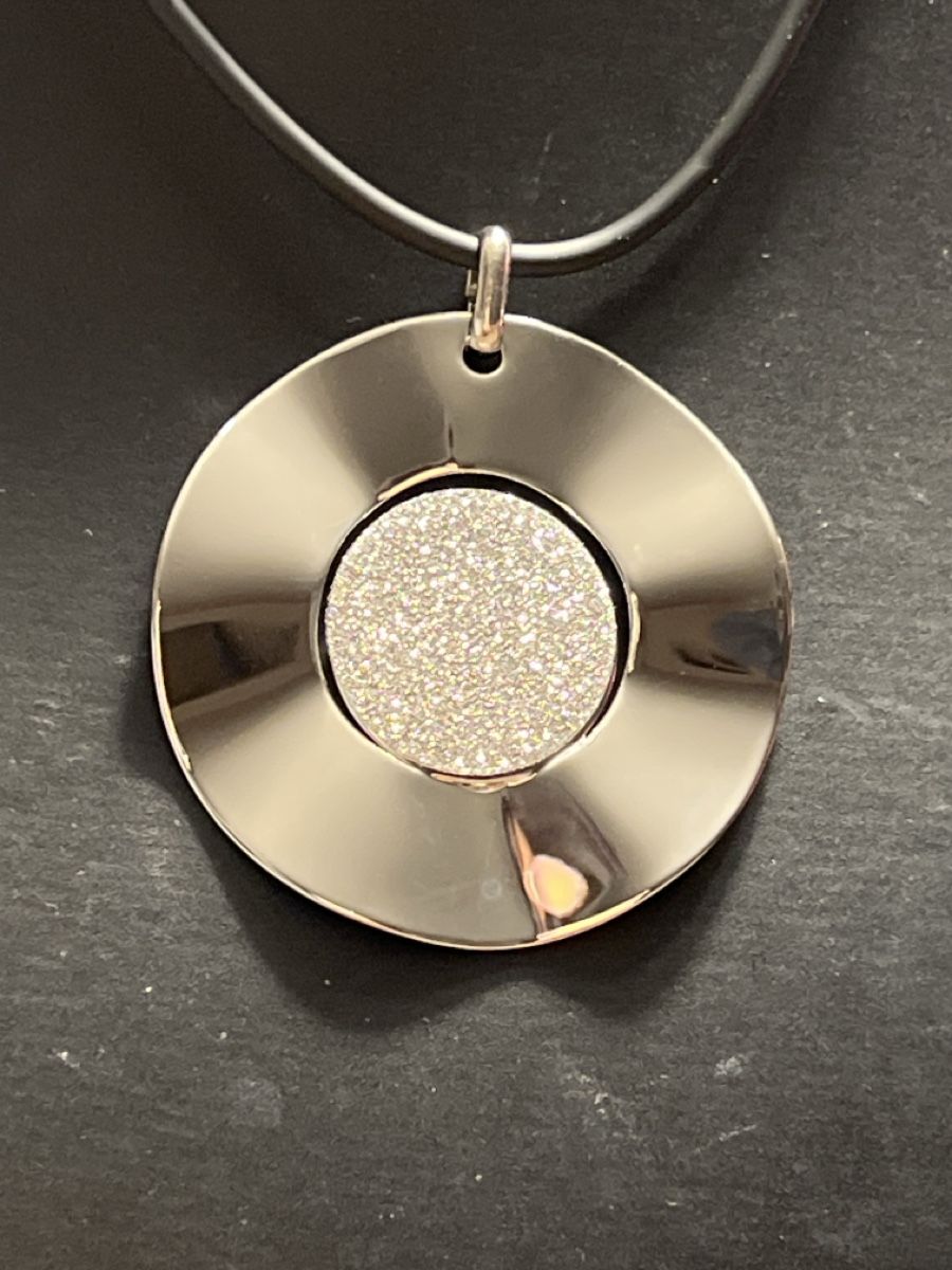Catenine: Halskette mit schönem Glitzer Anhänger – Nuovo (secondo la descrizione) da Seon venduto da Sunny-Schmuck78 1