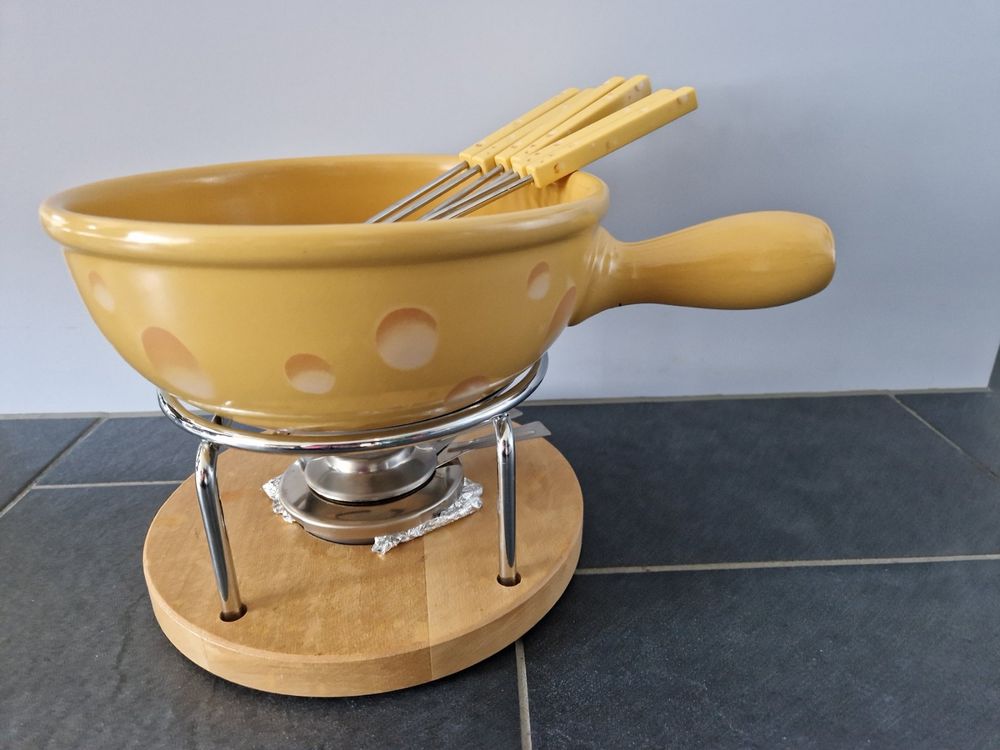 Spring 2621406018 Swiss Eco fondue set, stainless steel, silver, 27.2 x 28.8 x 30.5 cm