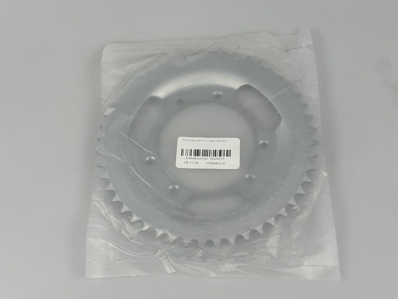 Puch Mofas: Zahnkranz Puch Maxi neu 48Z – Neu und originalverpackt aus Hallau von mofaplus