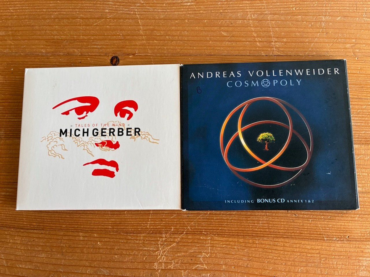 CDs: 2 CDs: Mich Gerber, Andreas Vollenweider – Gebraucht aus Wangen b Olten von kl4