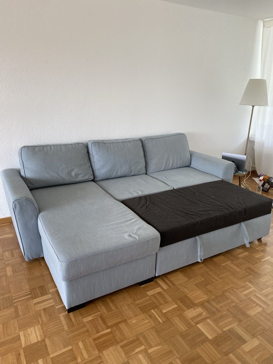 Maisons du monde Divani: Blau-graues Sofa mit Schlaffunktion und Stauraum – Usato da Pfäffikon SZ venduto da sar_g9j8 2