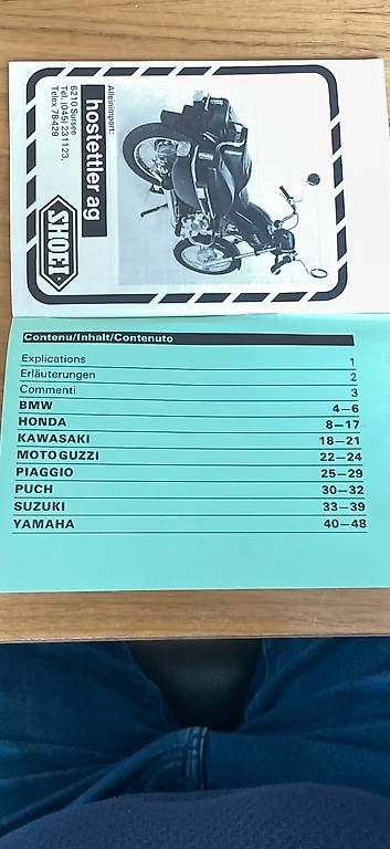 Libri: Mototax Büchlein 1/82 – Usato da Ibach venduto da brunnen55 1