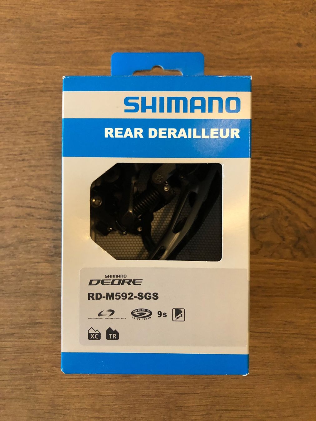 Shimano Ersatzteile: Shimano Deore Schaltwerk 9s Shadow RD-M592-SGS – Neu und originalverpackt aus Biel/Bienne von ofa 3