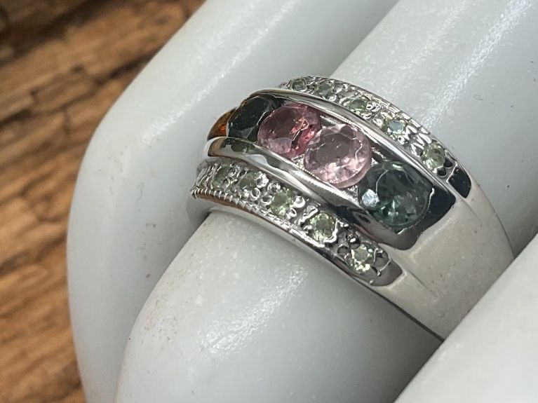 Anelli: Turmalinring, Sterlingsilber, Gr. 55.5 – Nuovo (secondo la descrizione) da luzern venduto da Alpendorf1 2