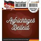 1 Stanzschablone  Aufrichtiges Beileid