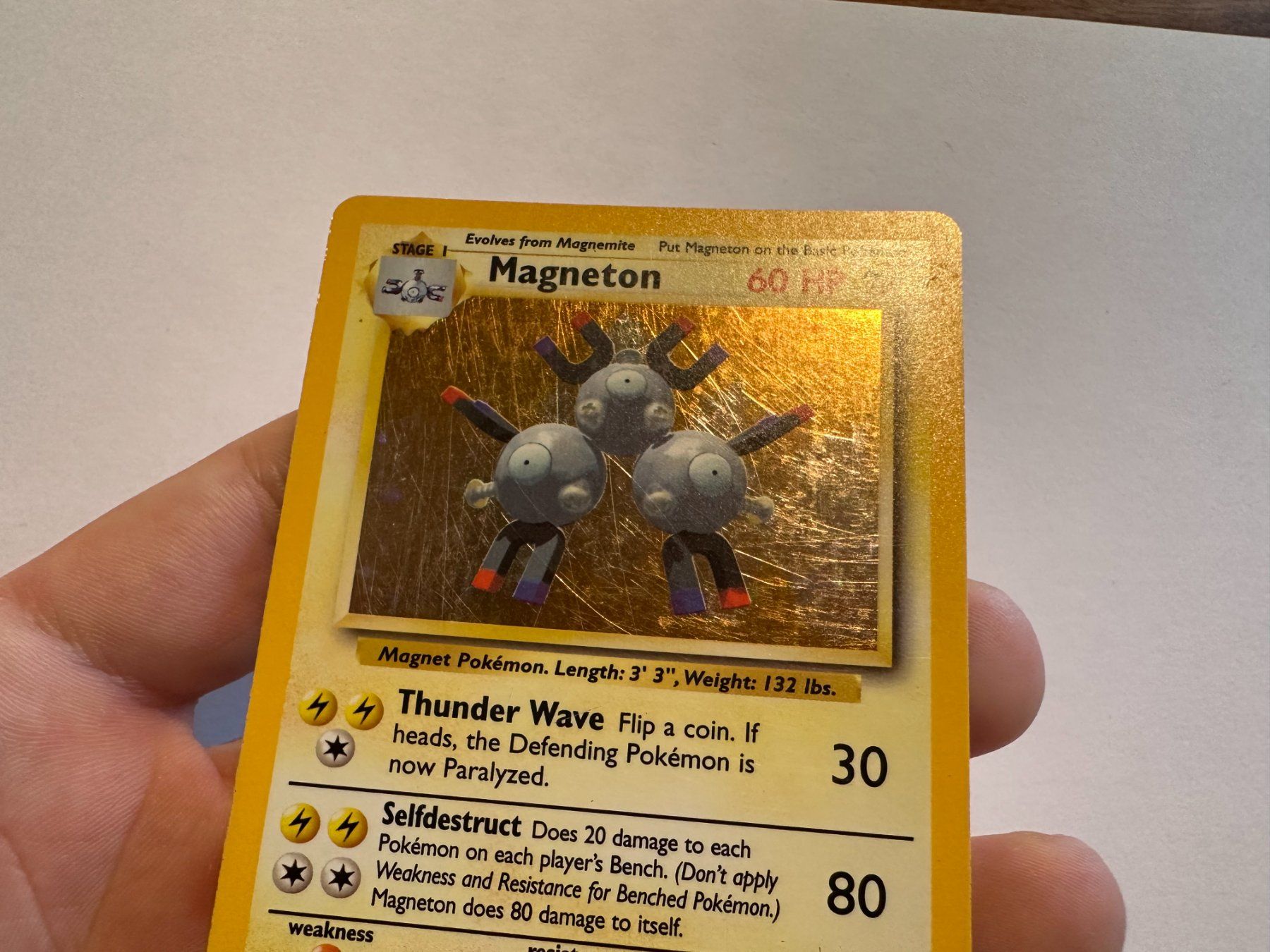 Pokémon Cartes à collectionner: Magneton holo Base EN – D'occasion à Hagendorn par Pokecollectorch 4
