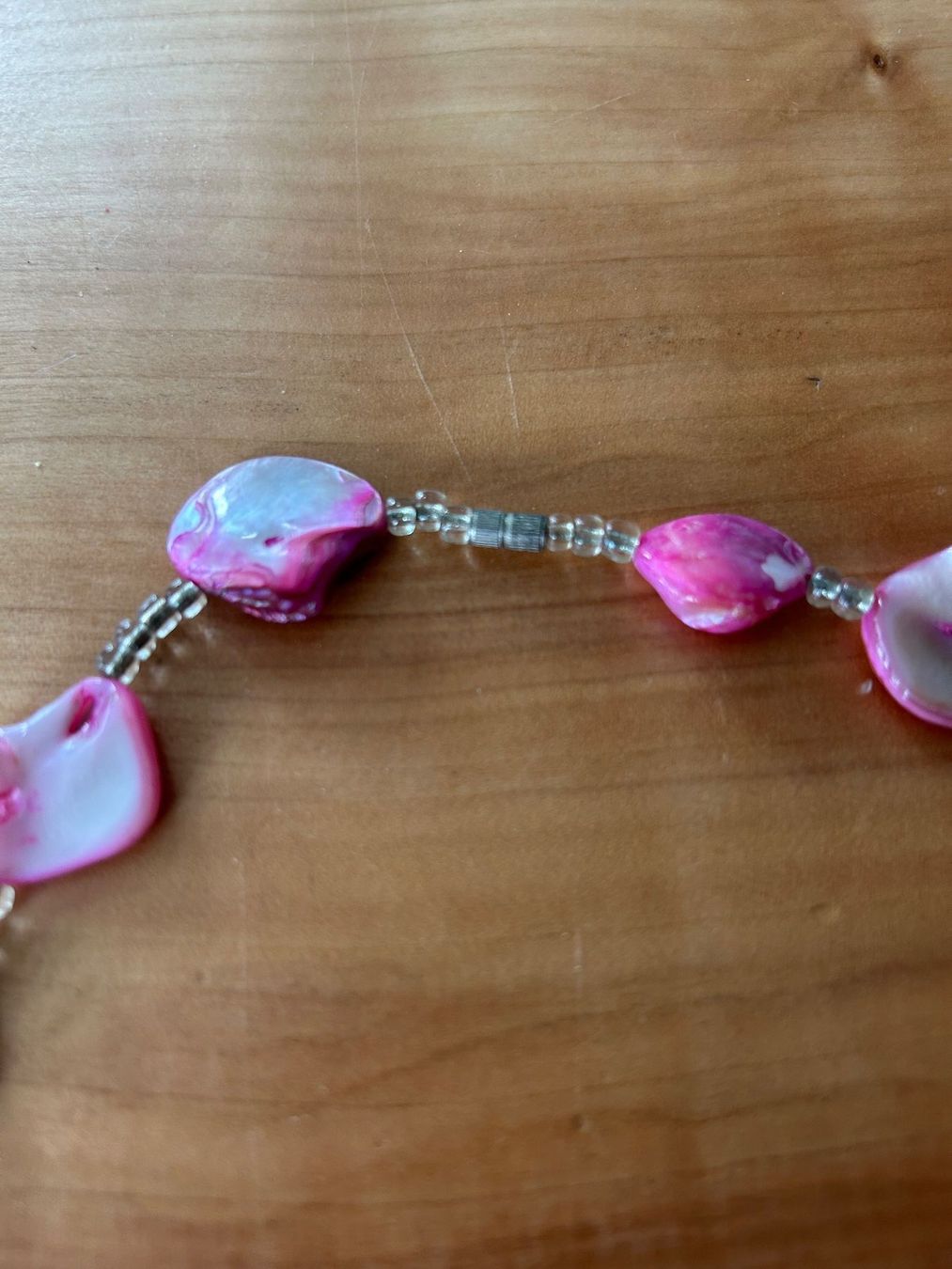 Ketten: Halskette Muscheln pink – Gebraucht aus Kaltbrunn von lagone1 1