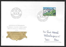 FDC 578 Gotthardmassiv ET 16.9.1976