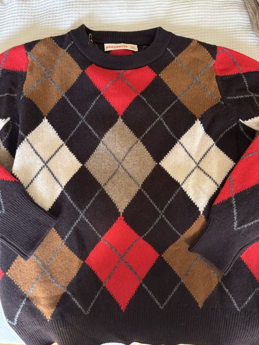 Maglioni & Felpe: &Daughter Argyle Pullover NEU 100% Wolle – Nuovo e nell'imballaggio originale da Winkel venduto da Zimtguetzli 4