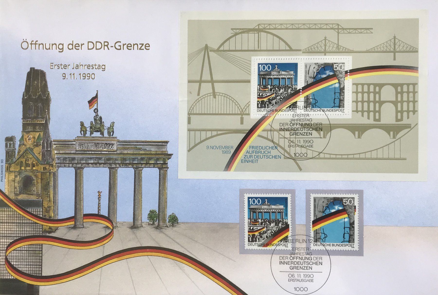 Alle Briefmarken: FDC MAXI ÖFFNUNG DER DDR GRENZE – Gebraucht aus Ostermundigen von crazy-horse-1840