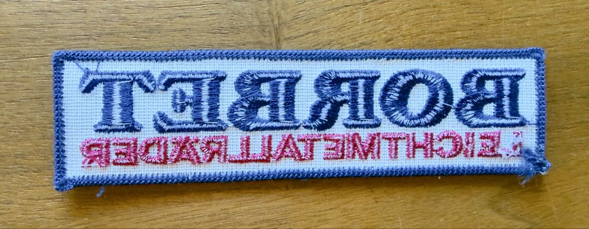 Patches: Aufnäher Stick Stoff Patch Borbet – Neu (gemäss Beschreibung) aus Haegendorf von Chruege 3