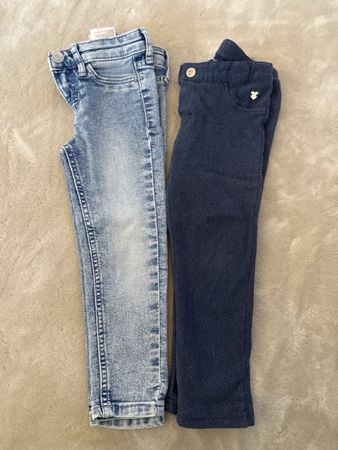 2 jolis pantalons taille 92 Mayoral et H&M