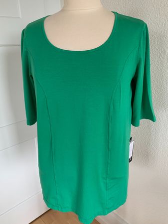 Colora Damen Shirt, Tencel, Gr. S/M, Grün, NEU