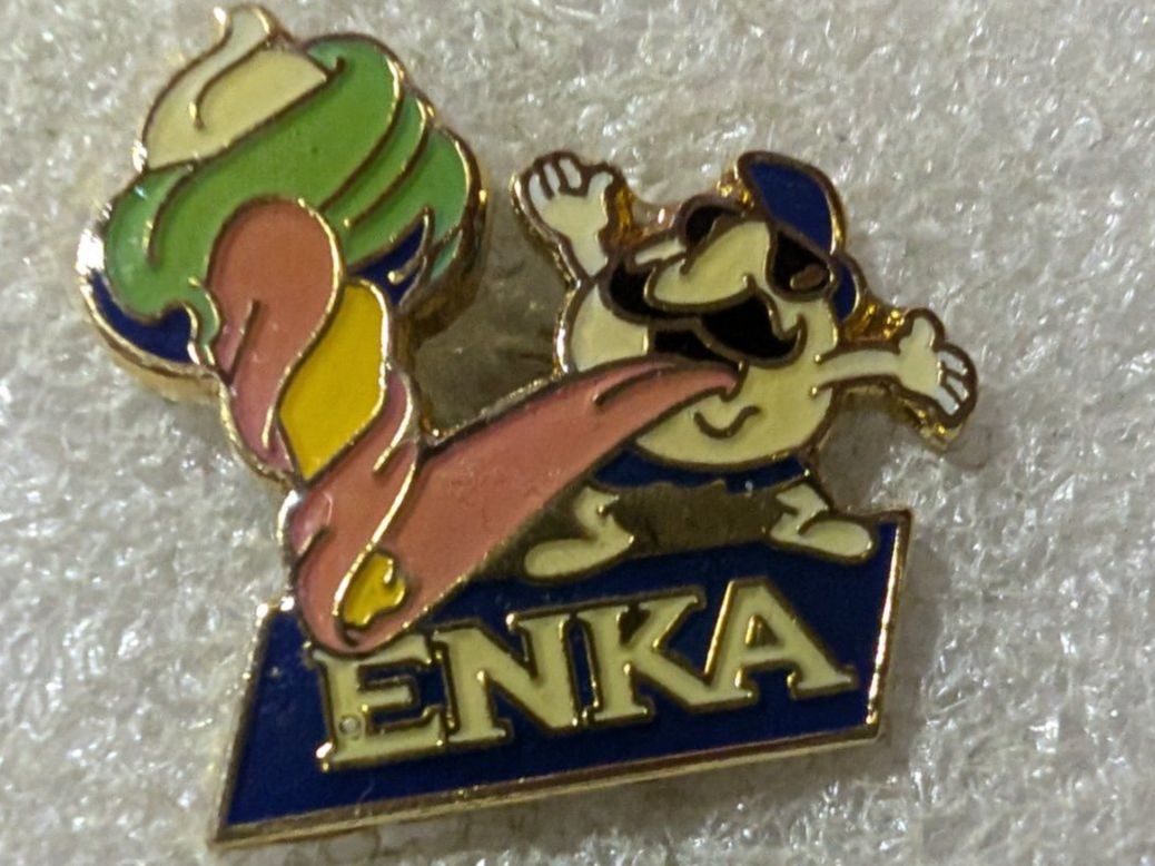 Placchette & Badge: Ansteckpin 205: Enka – Usato da Oppligen venduto da Pin-Fall-Shop