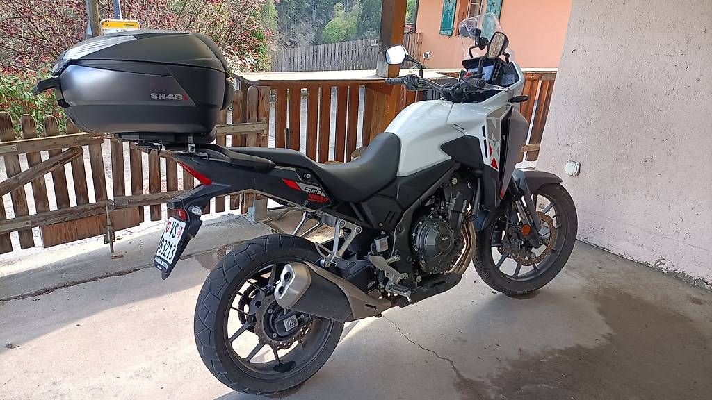 Strada: Honda NX500 / CB500X blanche, – Usato da Miex venduto da Carrauxe1