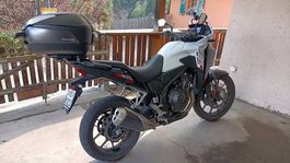Honda NX500 / CB500X blanche,