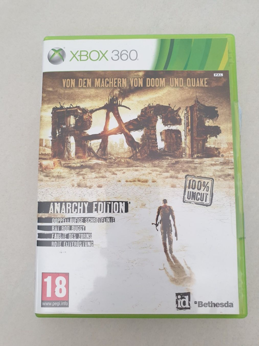 Microsoft Giochi: Rage Anarchy Edition 100% Uncut Xbox 360 – Usato da Füllinsdorf venduto da master_mind