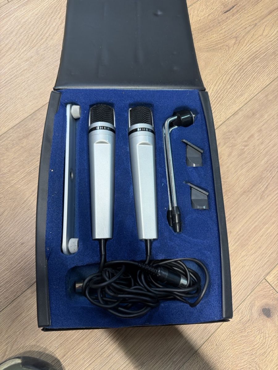 Uher Mikrofone: Microfoni Uher M 534 set stereo con custodia originale – Gebraucht aus basel von Swiss._.1978 5