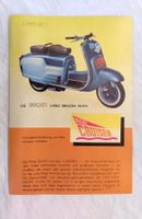 Ducati - Roller Cruiser Motorrad 1953 (Reprint) Werbe-Folder