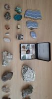 Box Sammlung Mineralien, Kristalle, Gesteine