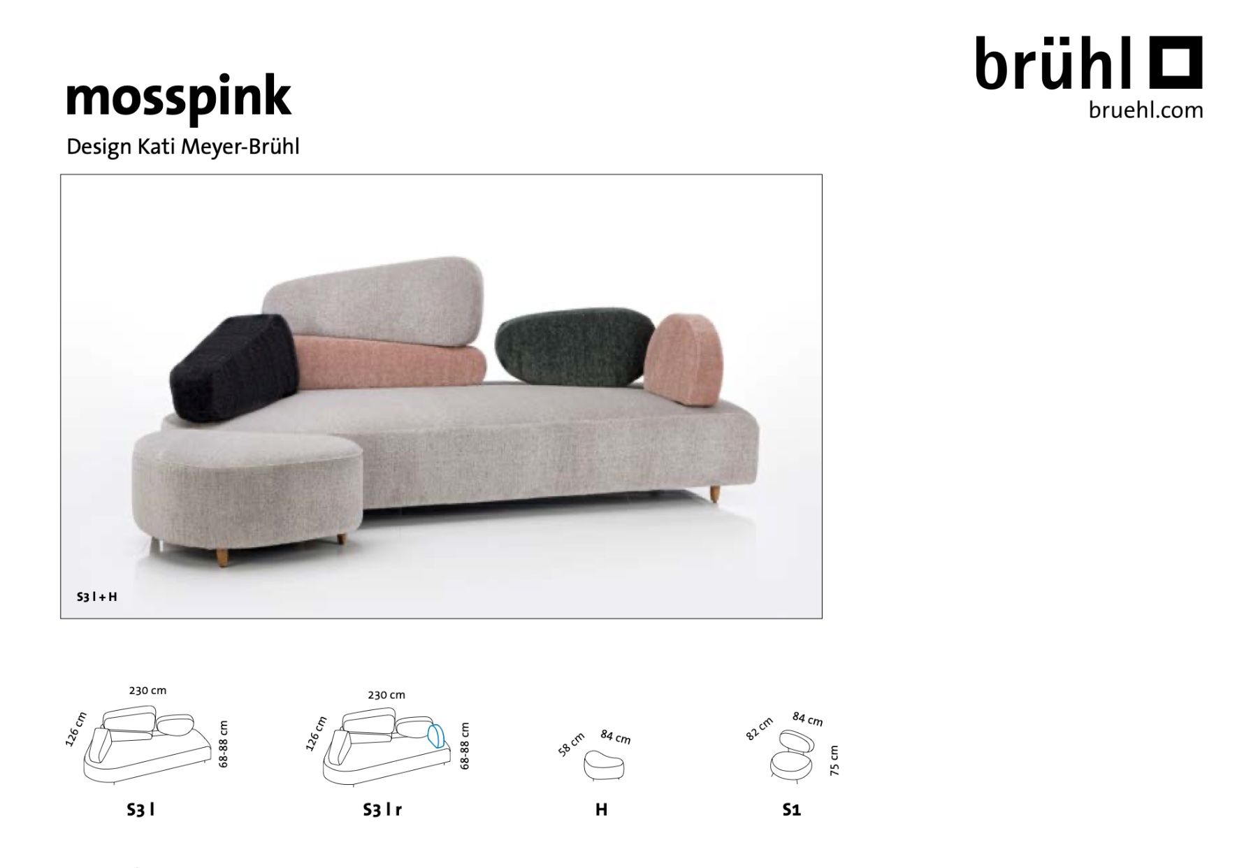 Brühl Divani: Brühl Mosspink Sofa – Usato da Kloten venduto da ukr 6