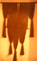 Vintage Makramee Wandbehang, Boho Style