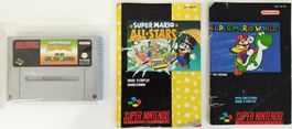 Super Mario All-Stars + World SNES PAL + 2 Anleitungen
