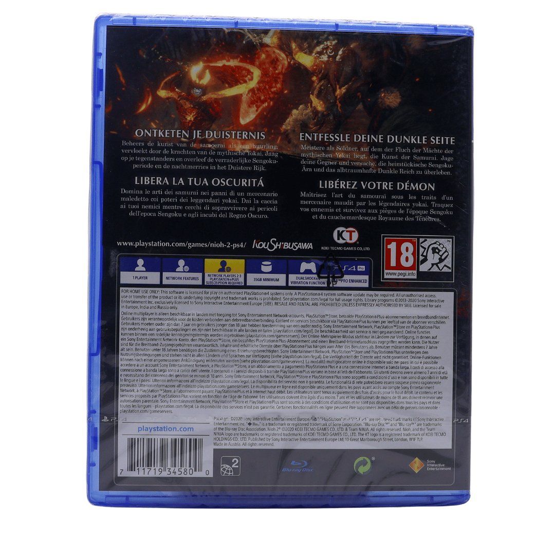 Jeux: Nioh 2 - PS4 - NEW – Neuf avec emballage d'origine à Paudex par dindeboy 1