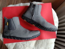 Chelsea Boot, Marke Camel, Wildleder mit Lammfellfutter